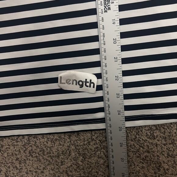 J. McLaughlin Monochrome Striped Top - Picture 11 of 11